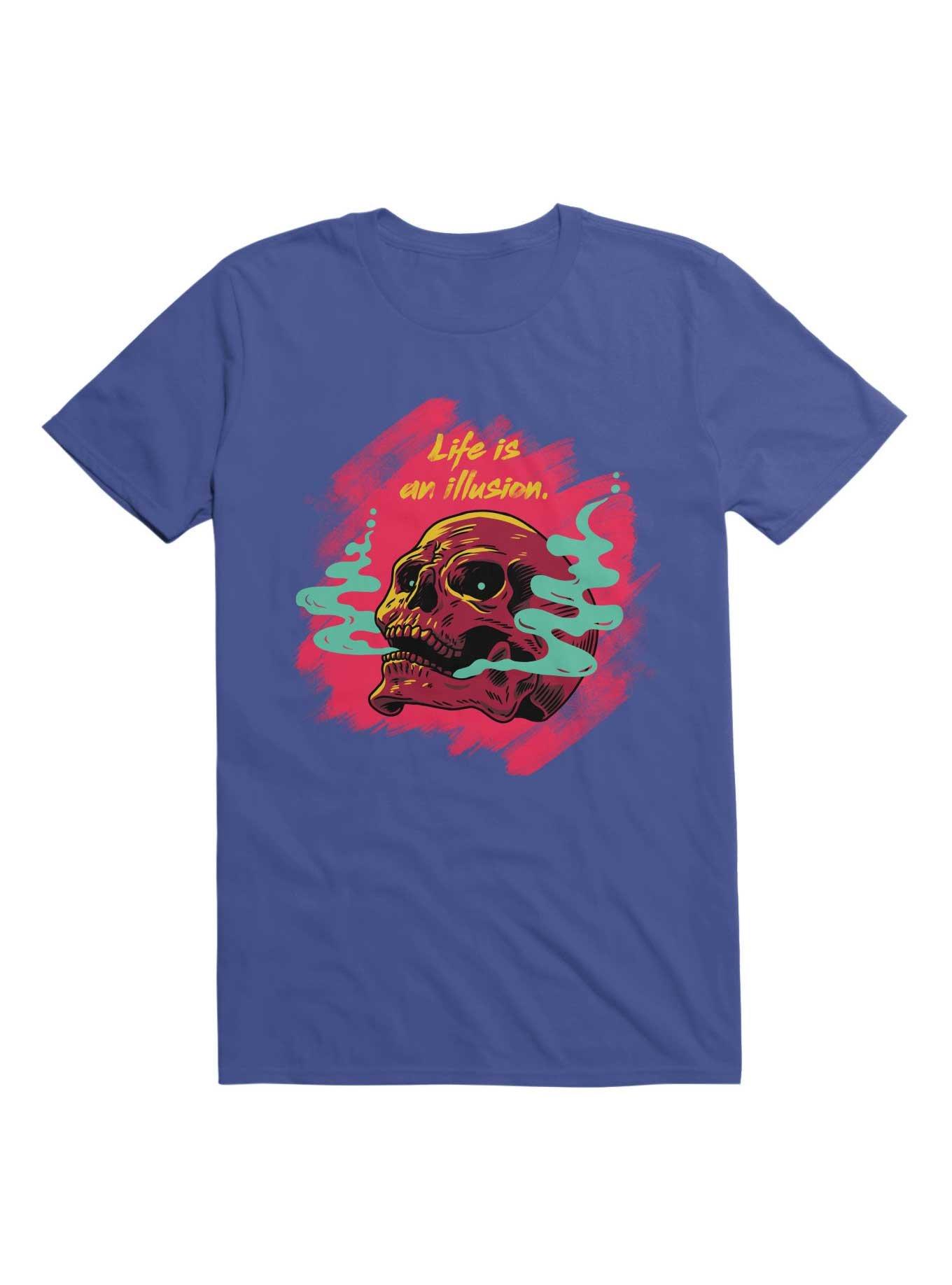 Life Is An Illusion T-Shirt, ROYAL, hi-res