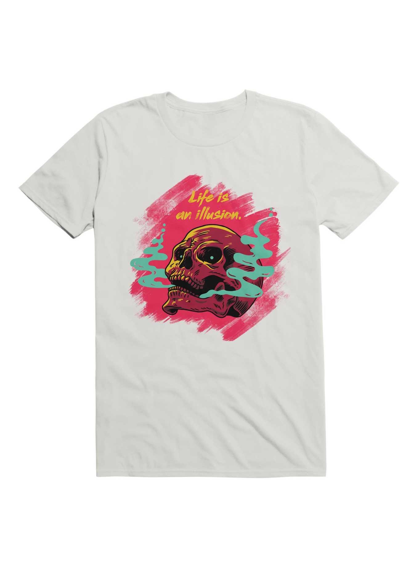 Life Is An Illusion T-Shirt, WHITE, hi-res