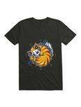 Orange Cat T-Shirt, BLACK, hi-res