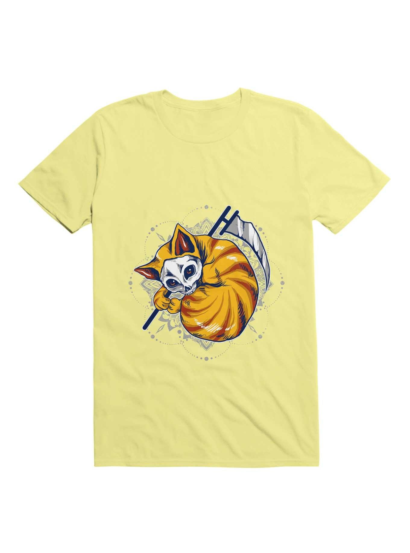 Orange Cat T-Shirt, CORN SILK, hi-res