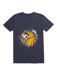 Orange Cat T-Shirt, NAVY, hi-res