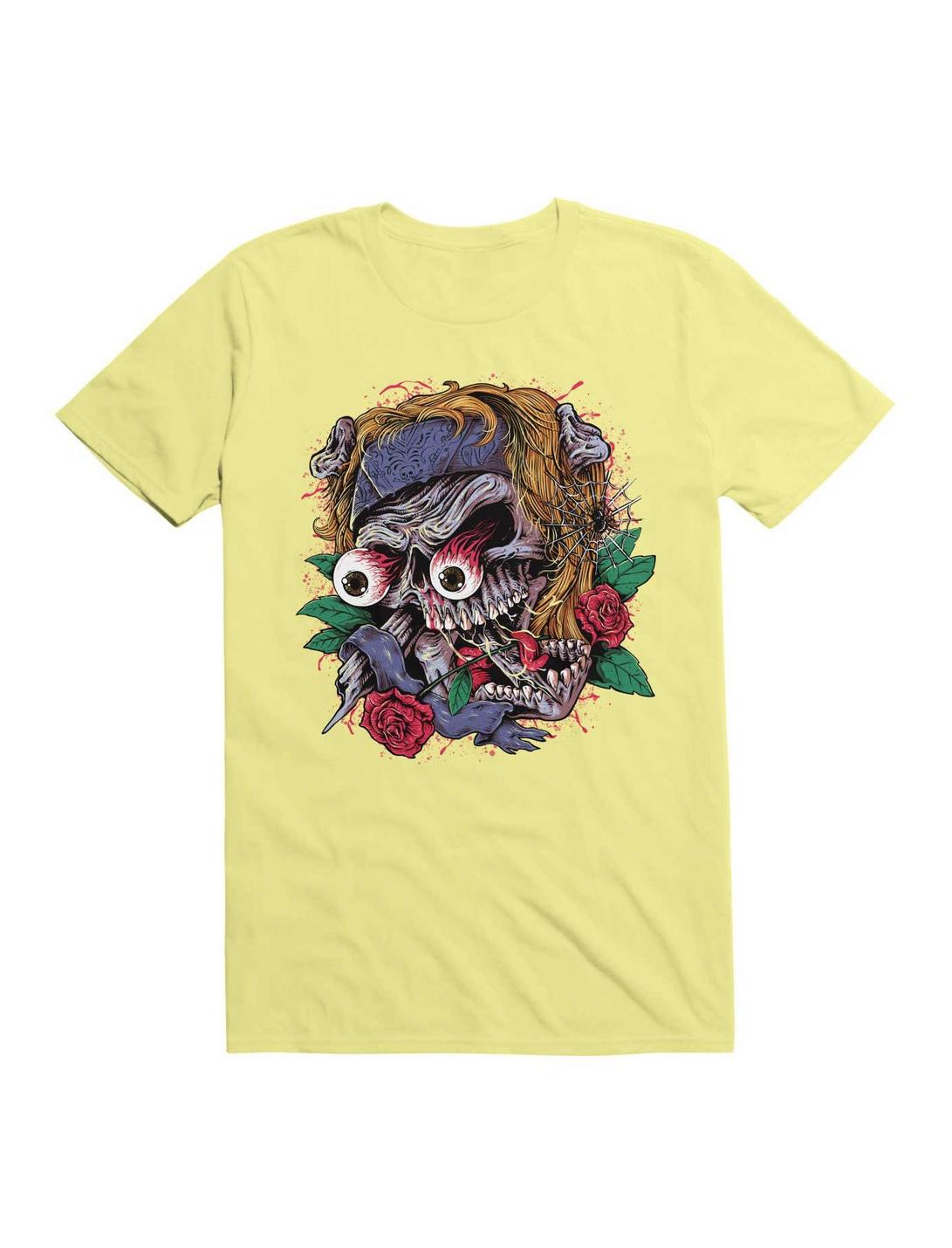 Rock Skull T-Shirt, CORN SILK, hi-res