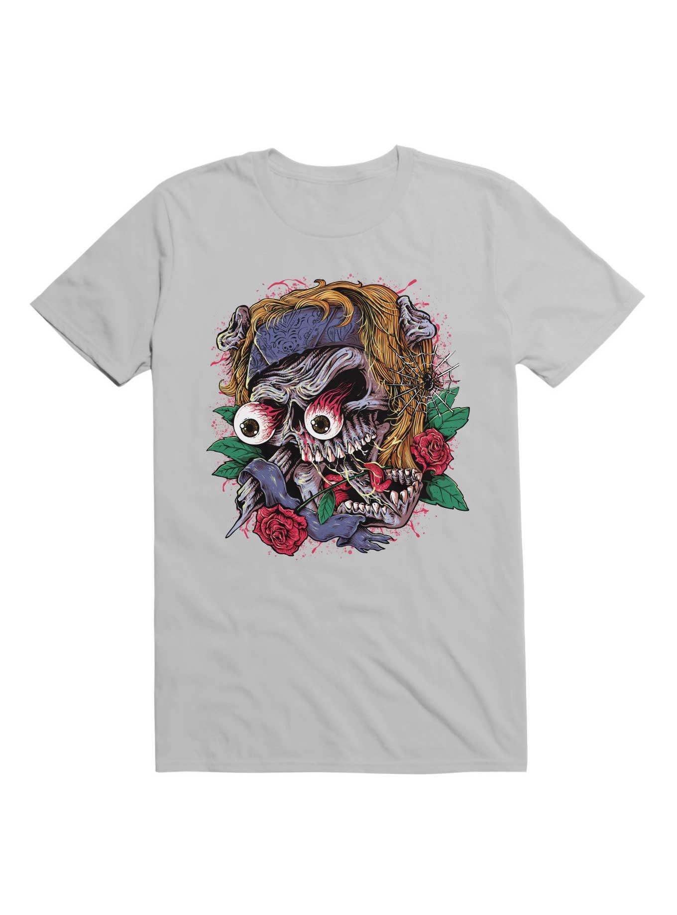 Rock Skull T-Shirt, ICE GREY, hi-res