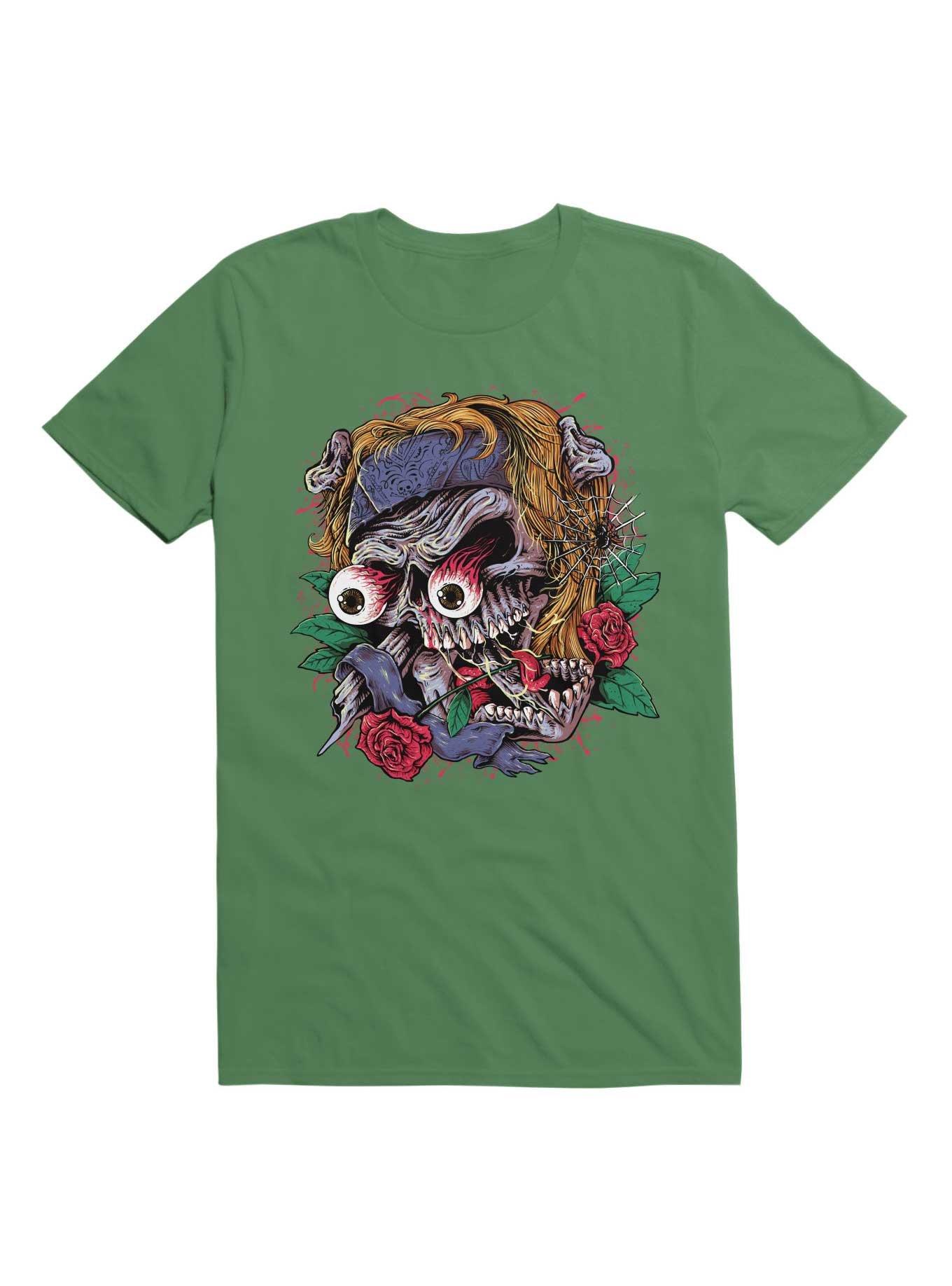 Rock Skull T-Shirt, IRISH GREEN, hi-res