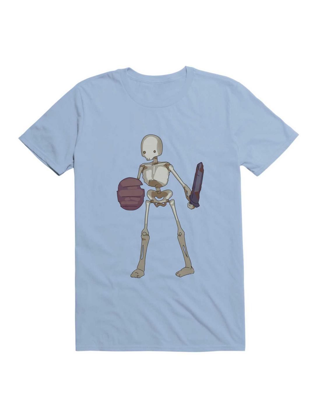 Skeletal Warrior T-Shirt, LIGHT BLUE, hi-res