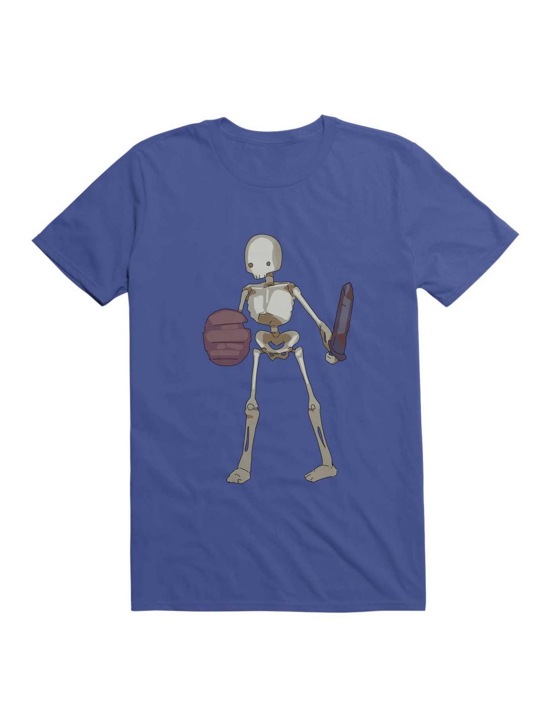 Skeletal Warrior T-Shirt, ROYAL, hi-res