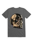 The Golden Skull For The Dark But Loud In You T-Shirt, CHARCOAL, hi-res