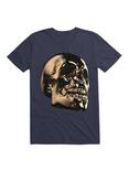 The Golden Skull For The Dark But Loud In You T-Shirt, NAVY, hi-res