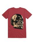 The Golden Skull For The Dark But Loud In You T-Shirt, RED, hi-res