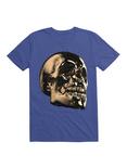The Golden Skull For The Dark But Loud In You T-Shirt, ROYAL, hi-res