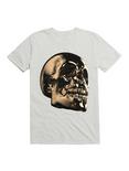 The Golden Skull For The Dark But Loud In You T-Shirt, WHITE, hi-res