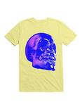 Skull Horror Synthwave Undead Skull 3D T-Shirt, CORN SILK, hi-res