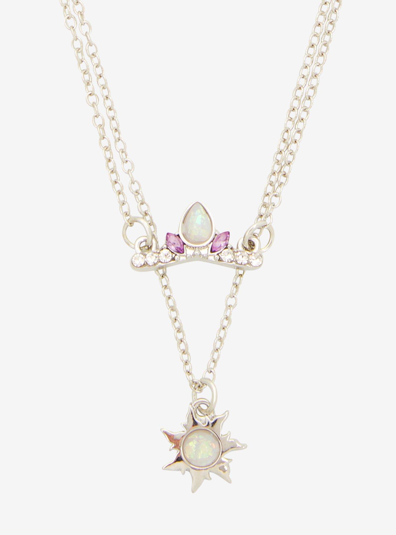 Hot Topic Disney Rapunzel Necklace Disney Tangled Crown Sun