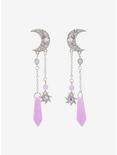 Disney Tangled Bejeweled Celestial Crystal Earrings, , hi-res