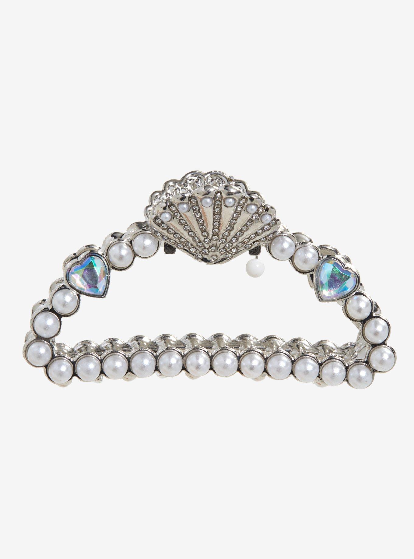 Disney The Little Mermaid Pearl Shell Claw Hair Clip, , hi-res
