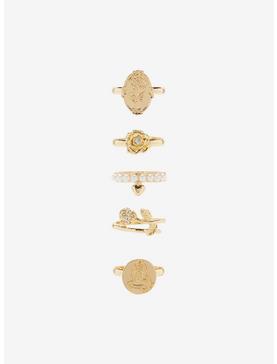 Disney Beauty And The Beast Belle Ring Set, , hi-res