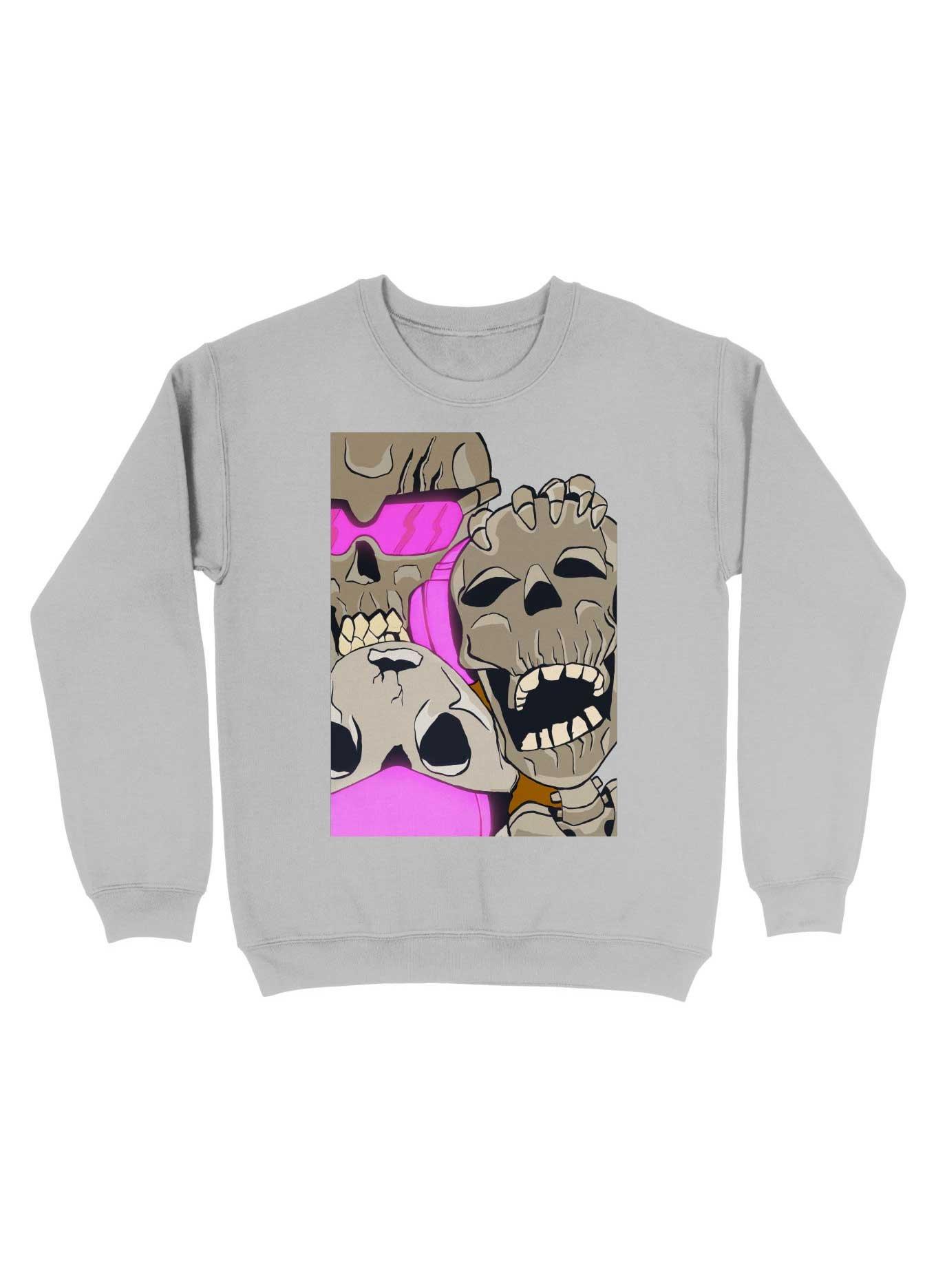 Can't See, Can't Hear, Can't Speak Sweatshirt, SPORT GRAY, hi-res