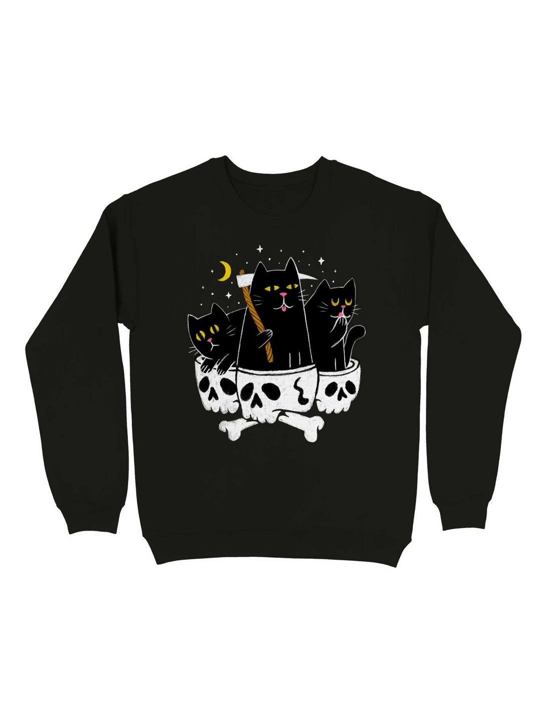 Grim Reapurr Sweatshirt, BLACK, hi-res