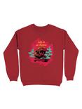 Life Is An Illusion Sweatshirt, RED, hi-res