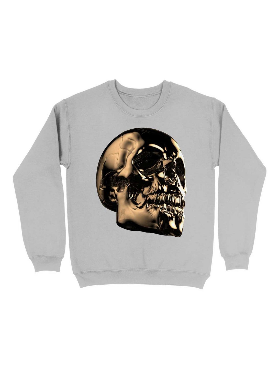 The Golden Skull For The Dark But Loud In You Sweatshirt, SPORT GRAY, hi-res