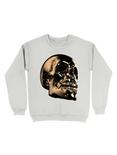 The Golden Skull For The Dark But Loud In You Sweatshirt, WHITE, hi-res