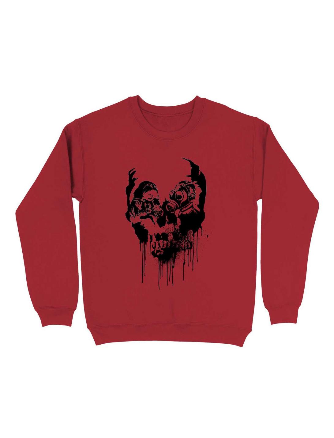 Toxic Sweatshirt, RED, hi-res