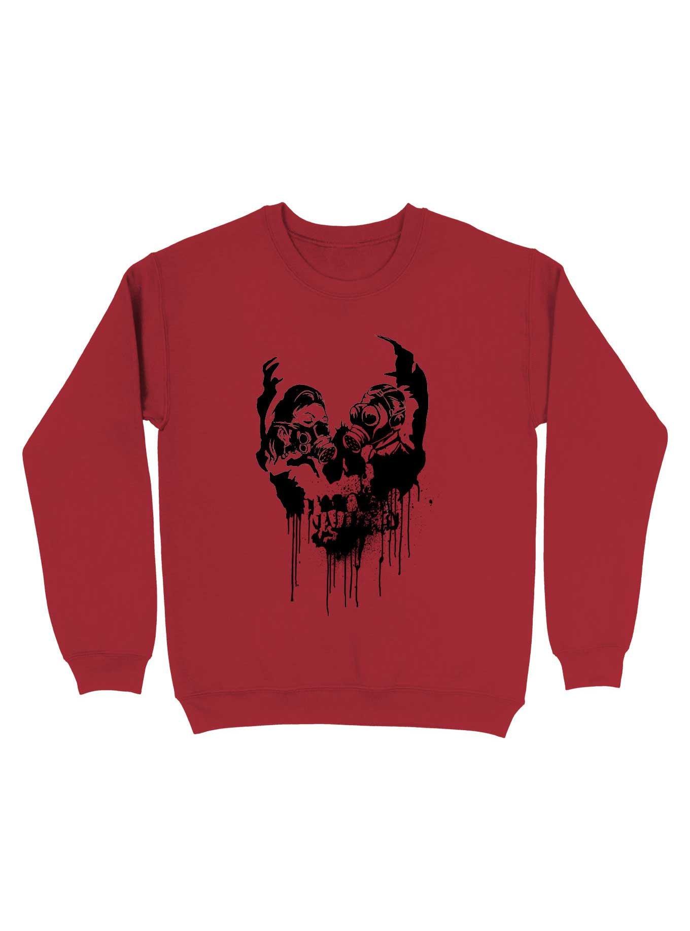 Toxic Sweatshirt, RED, hi-res