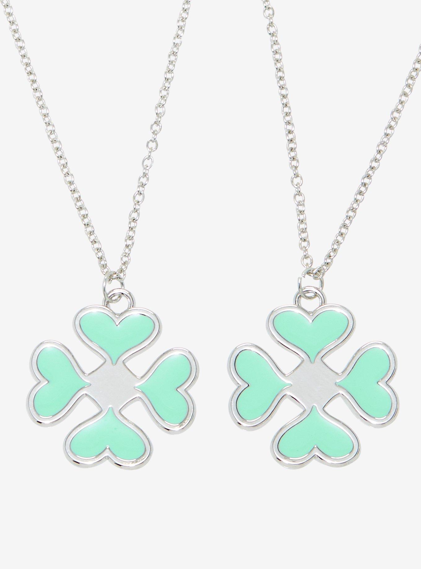 Tokyo Revengers Four Leaf Clover Best Friend Necklace Set, , hi-res