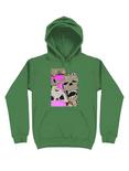 Can't See, Can't Hear, Can't Speak Hoodie, IRISH GREEN, hi-res