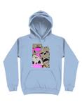 Can't See, Can't Hear, Can't Speak Hoodie, LIGHT BLUE, hi-res