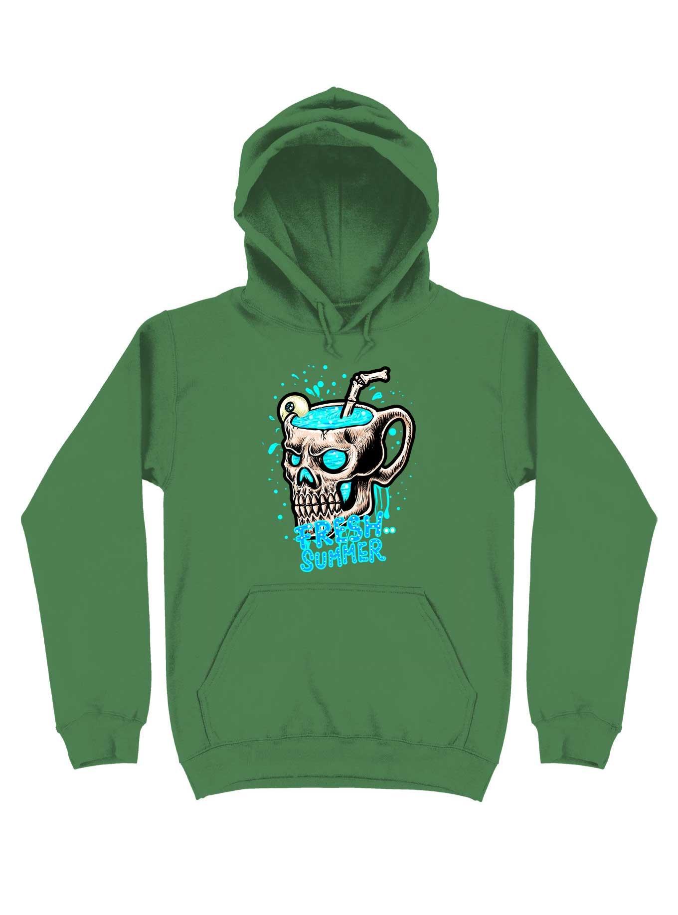 Fresh Summer With Eye Juice Hoodie, IRISH GREEN, hi-res