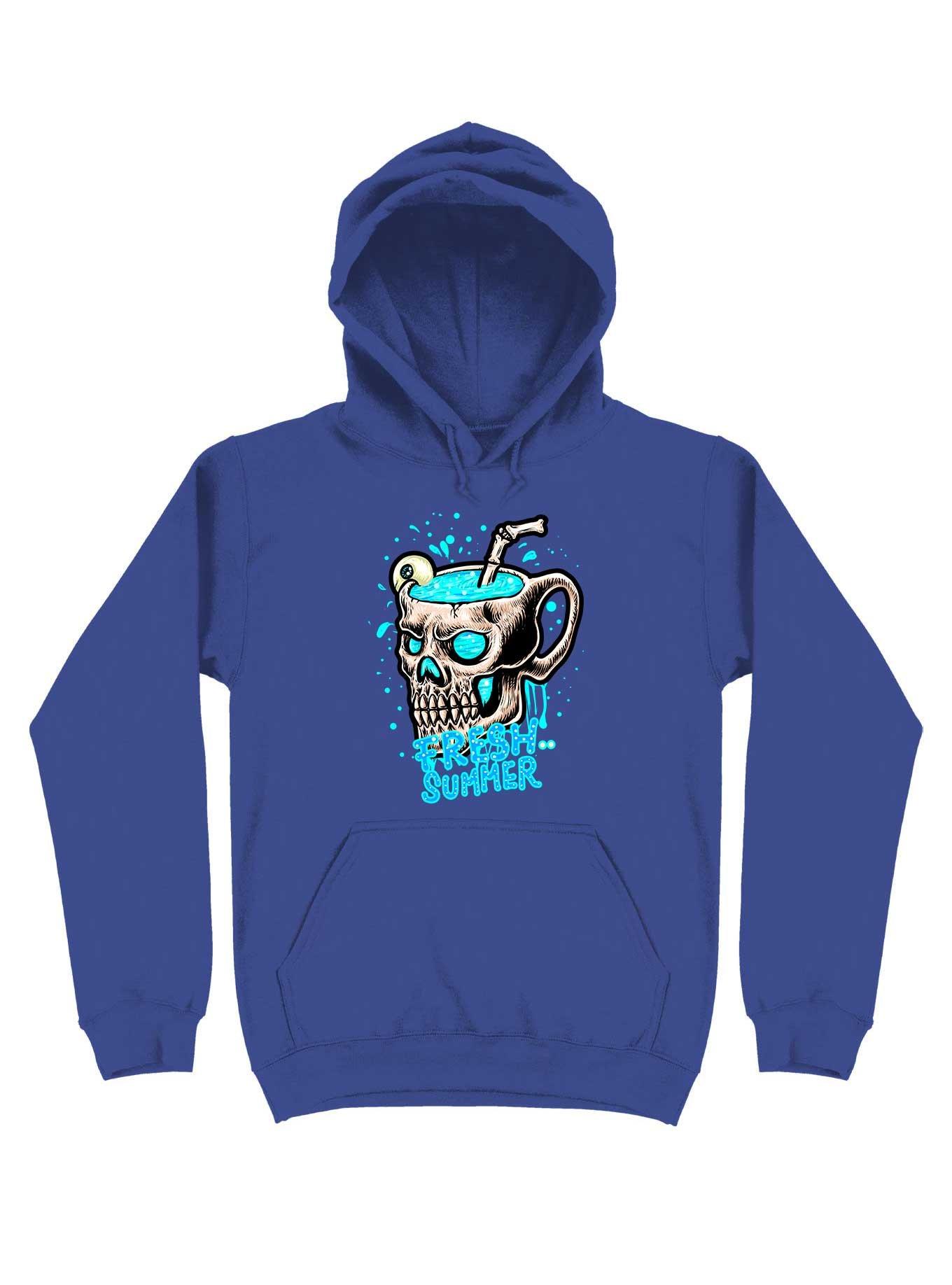 Fresh Summer With Eye Juice Hoodie, ROYAL, hi-res