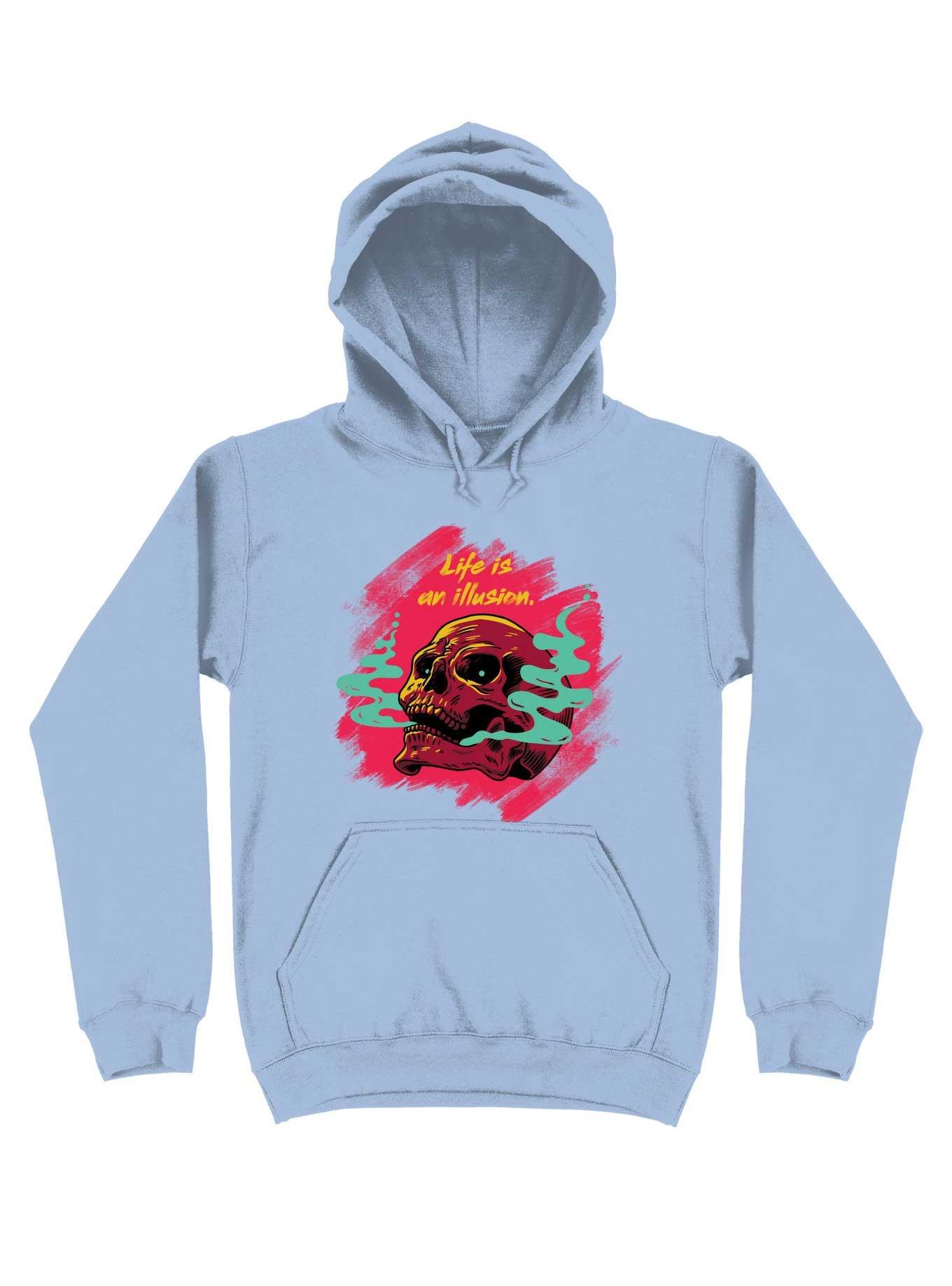 Life Is An Illusion Hoodie, LIGHT BLUE, hi-res