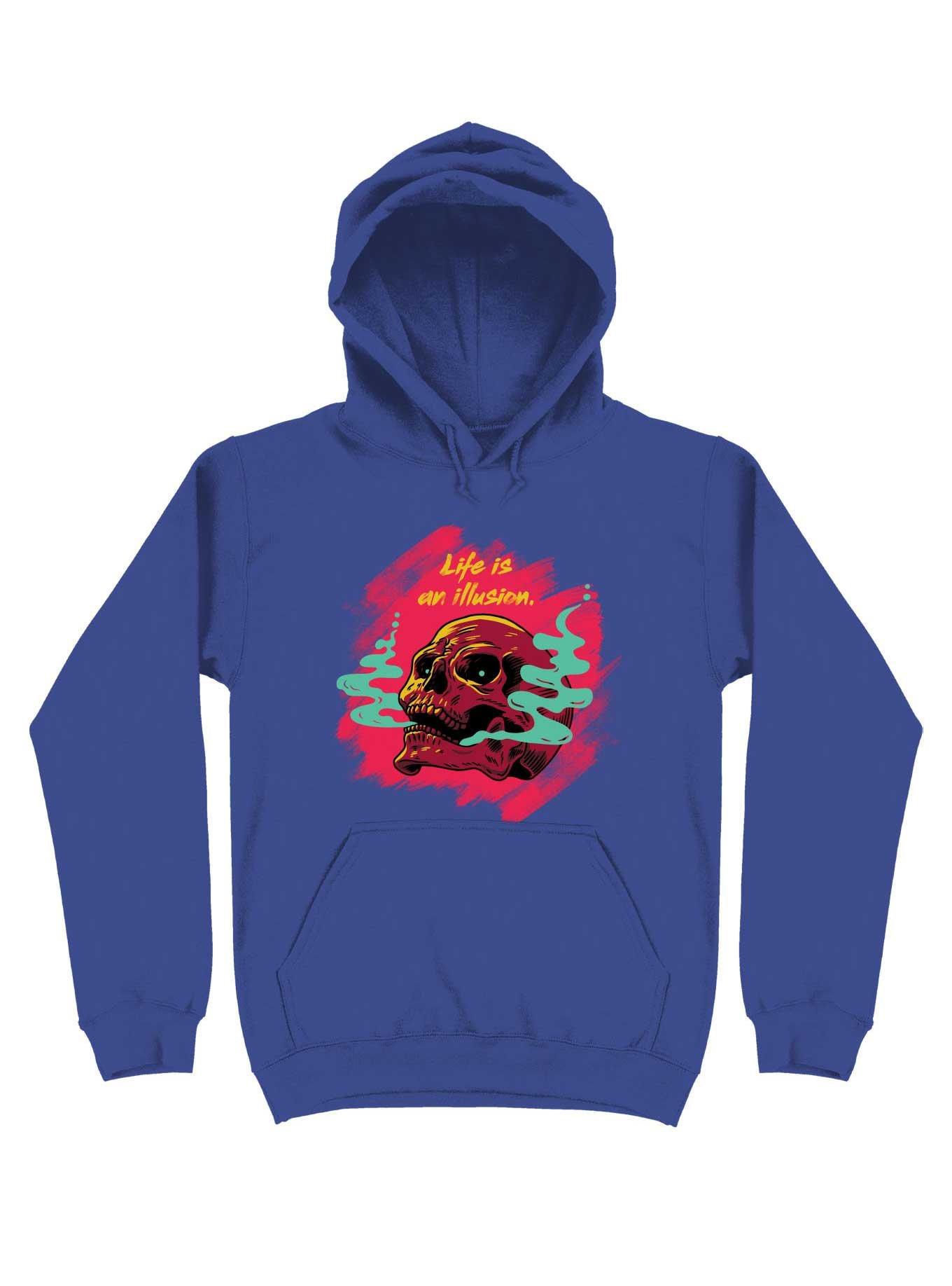 Life Is An Illusion Hoodie, ROYAL, hi-res