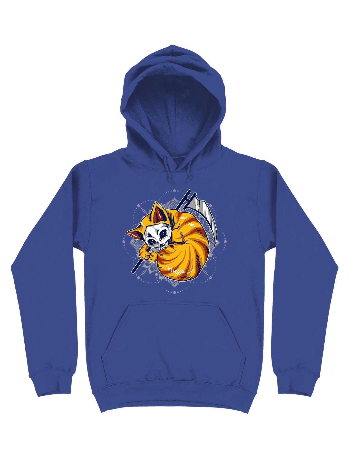 Orange Cat Hoodie, ROYAL, hi-res