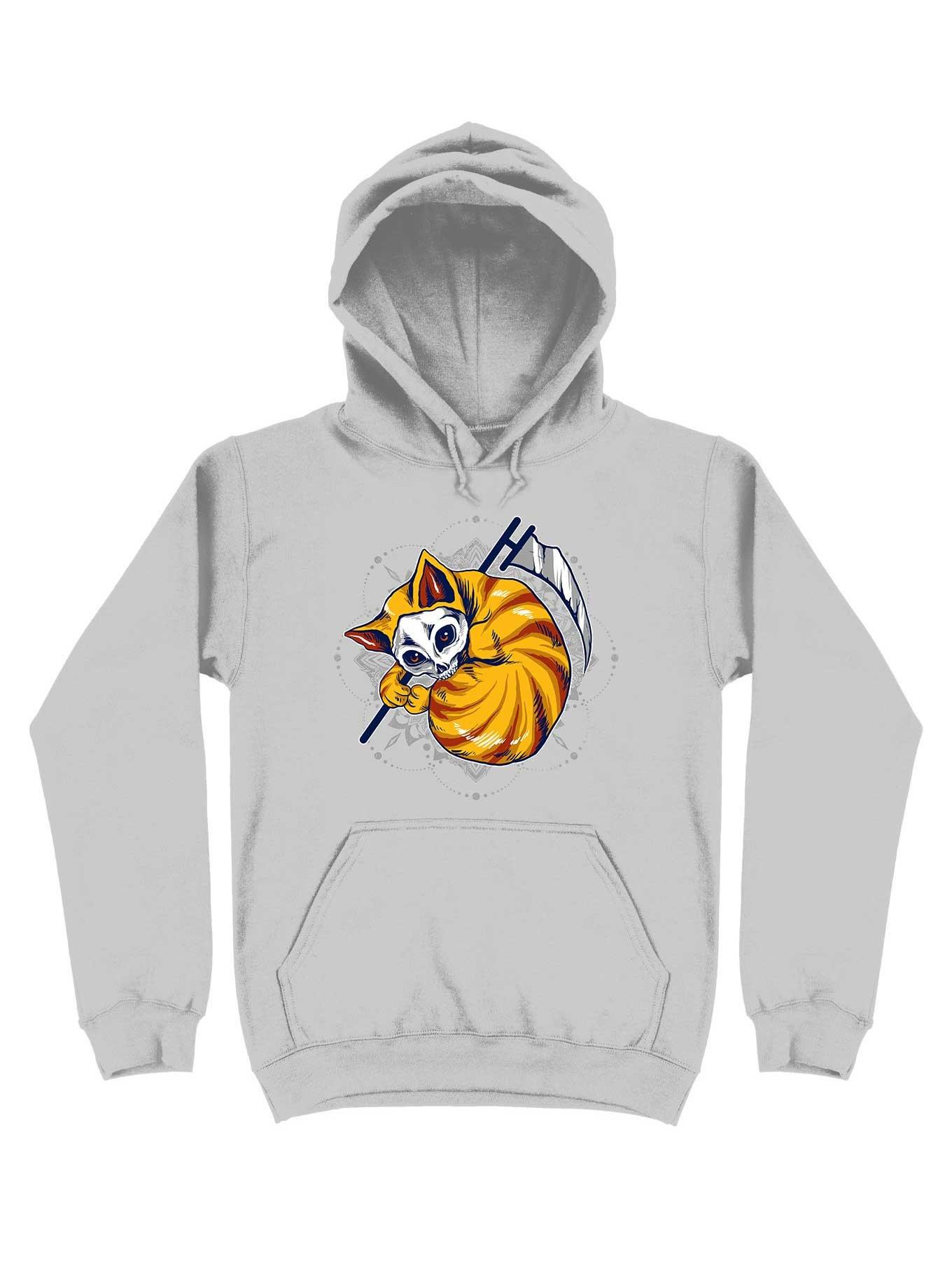 Orange Cat Hoodie, SPORT GRAY, hi-res