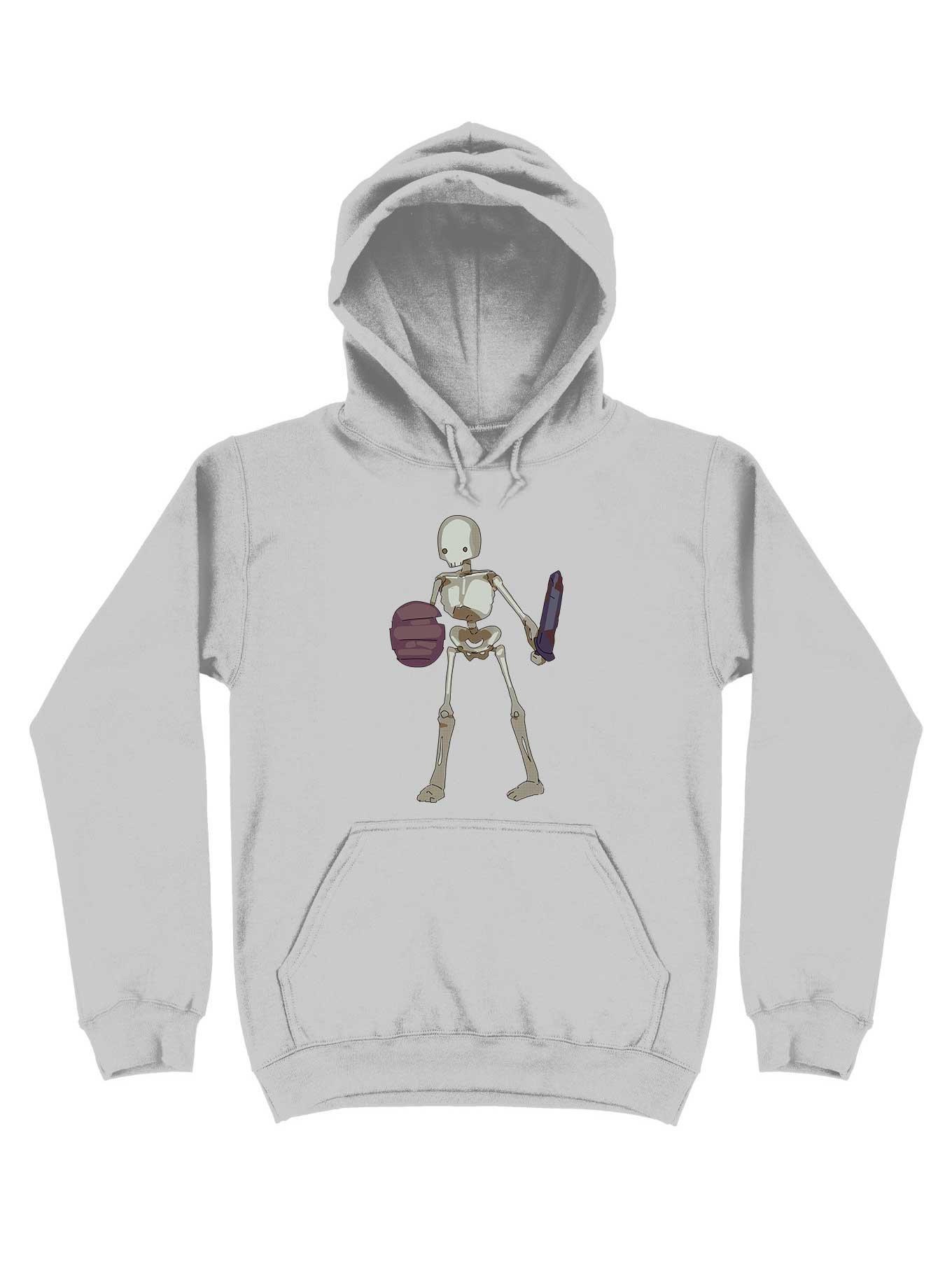 Skeletal Warrior Hoodie, SPORT GRAY, hi-res