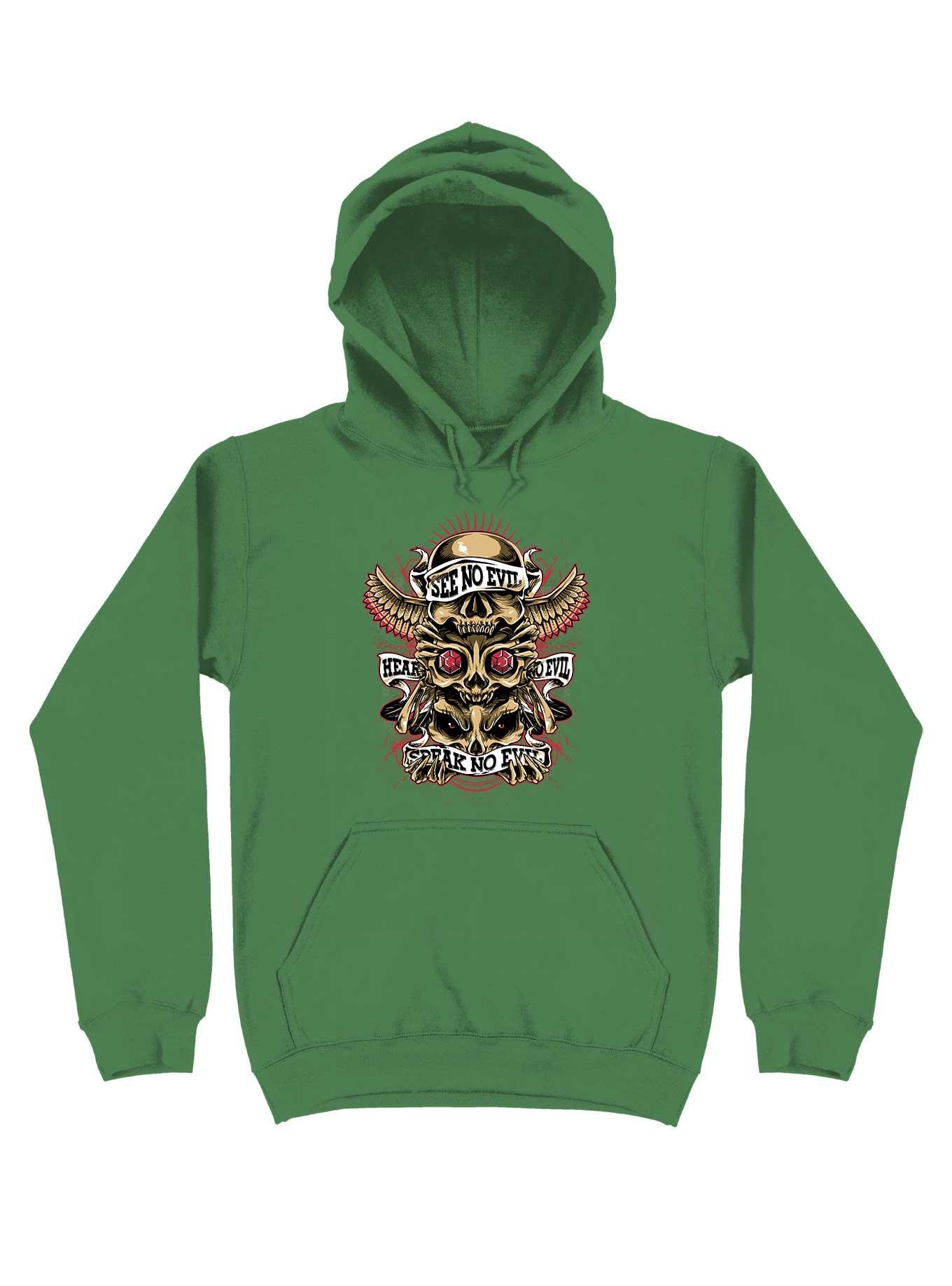 Skull Totem Hoodie, IRISH GREEN, hi-res
