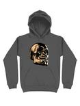 The Golden Skull For The Dark But Loud In You Hoodie, CHARCOAL, hi-res