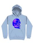 Skull Horror Synthwave Undead Skull 3D Hoodie, LIGHT BLUE, hi-res