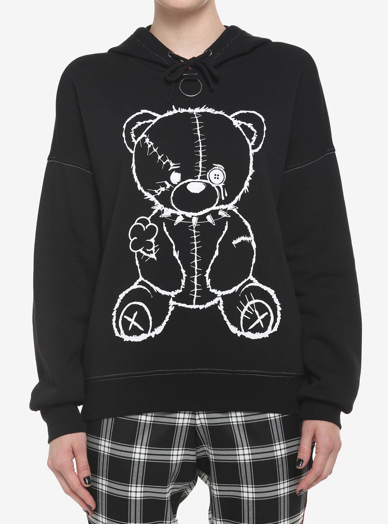 【CPGN STUDIO】25SS★ Hoppy Bear Hoodie Zombie Bear Girls Oversized Hoodie | Hot Topic
