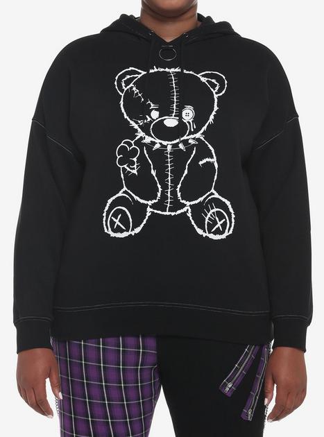 Zombie Bear Oversized Girls Hoodie Plus Size | Hot Topic