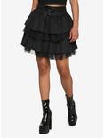 Black Tiered Tutu Skirt, BLACK, hi-res