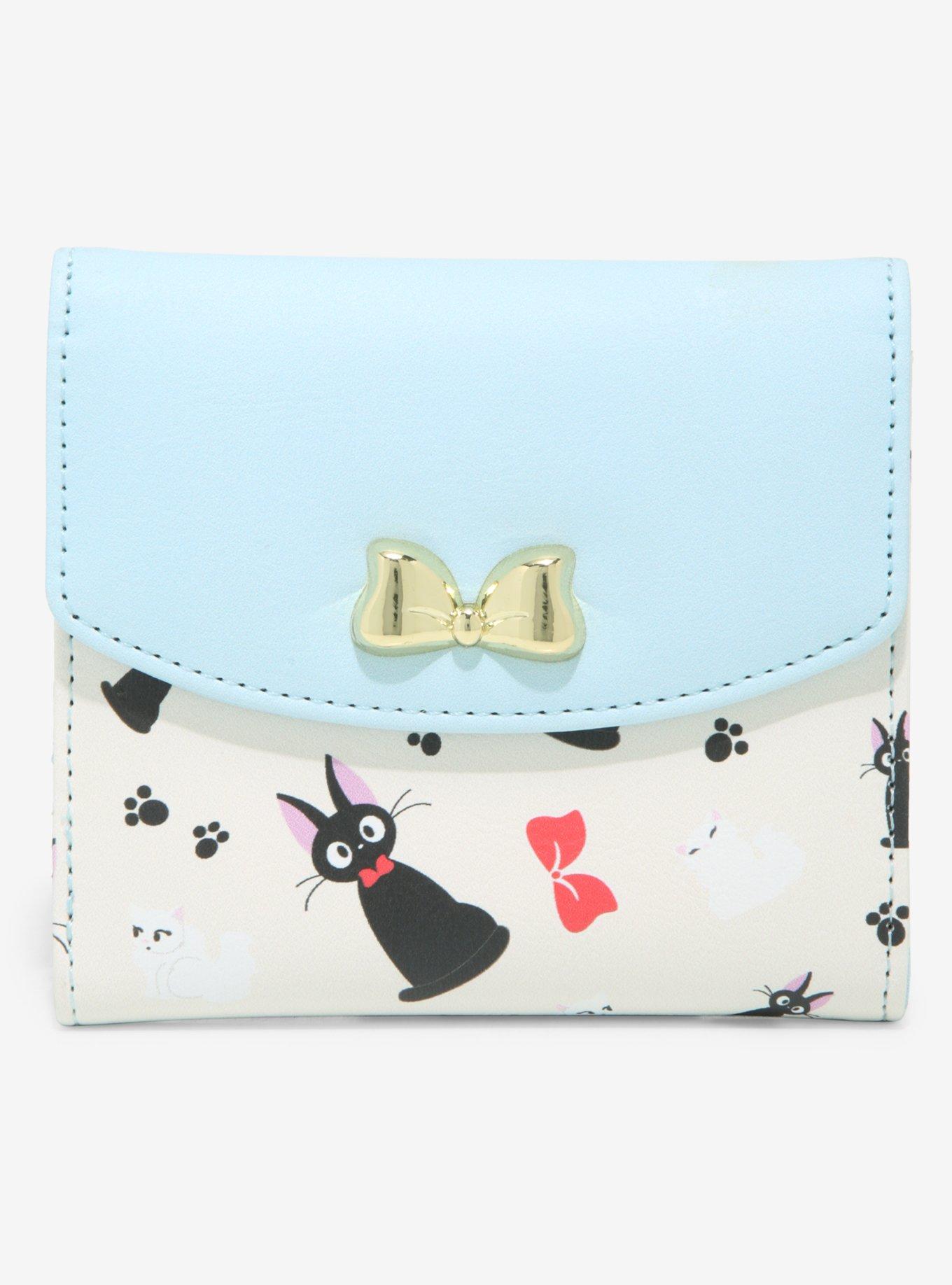 Studio Ghibli Kiki's Delivery Service Jiji Bow Mini Wallet, , hi-res
