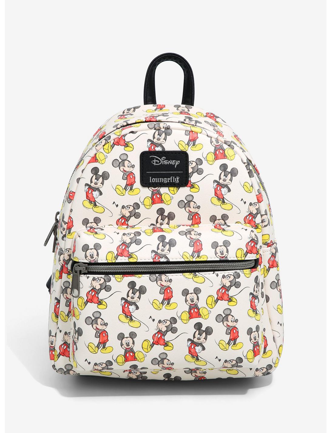 Loungefly Disney Mickey Mouse Poses Mini Backpack, , hi-res