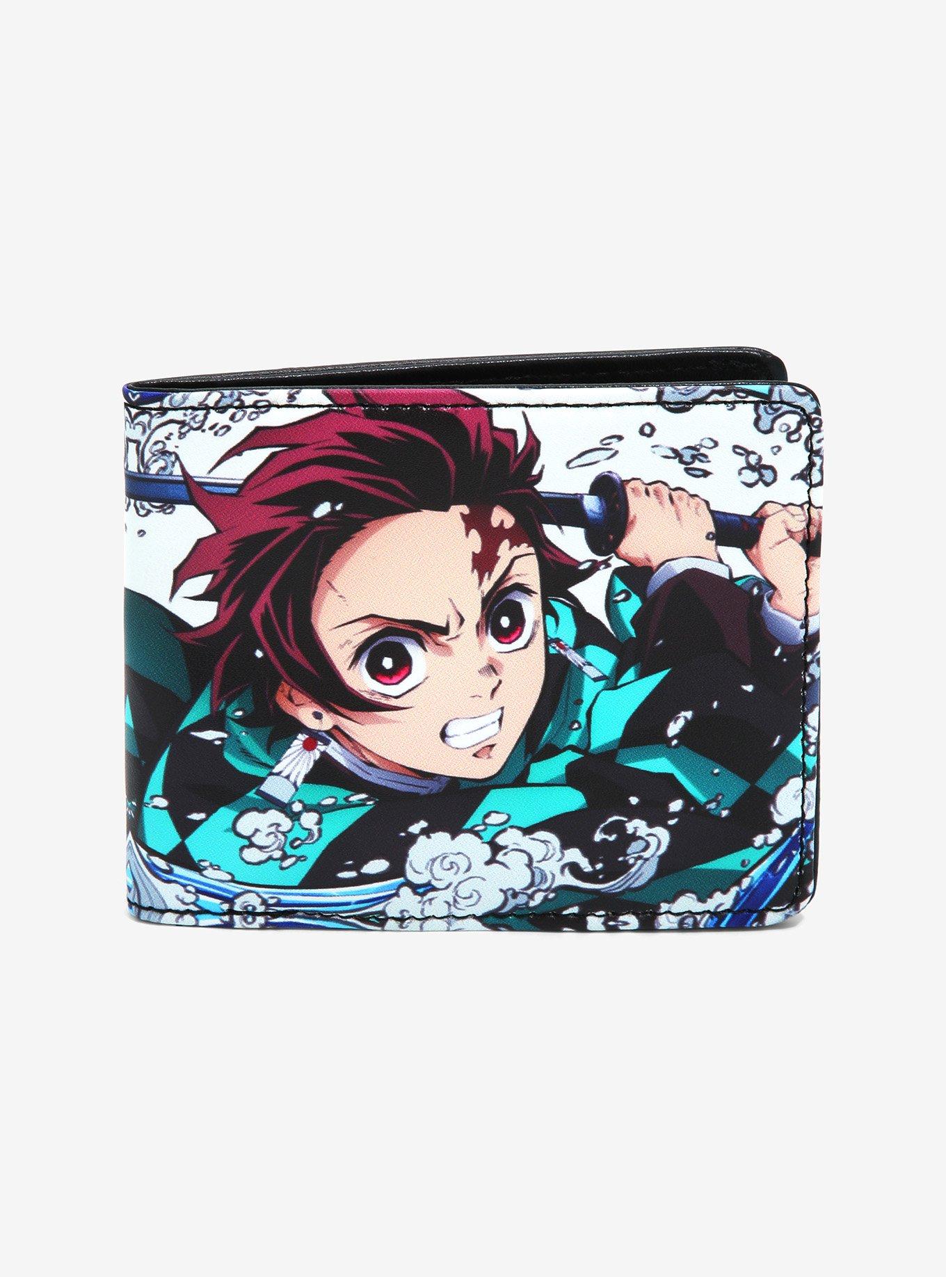 Demon Slayer: Kimetsu no Yaiba Tanjiro Kamado Water Breathing Bifold Wallet - BoxLunch Exclusive, , hi-res