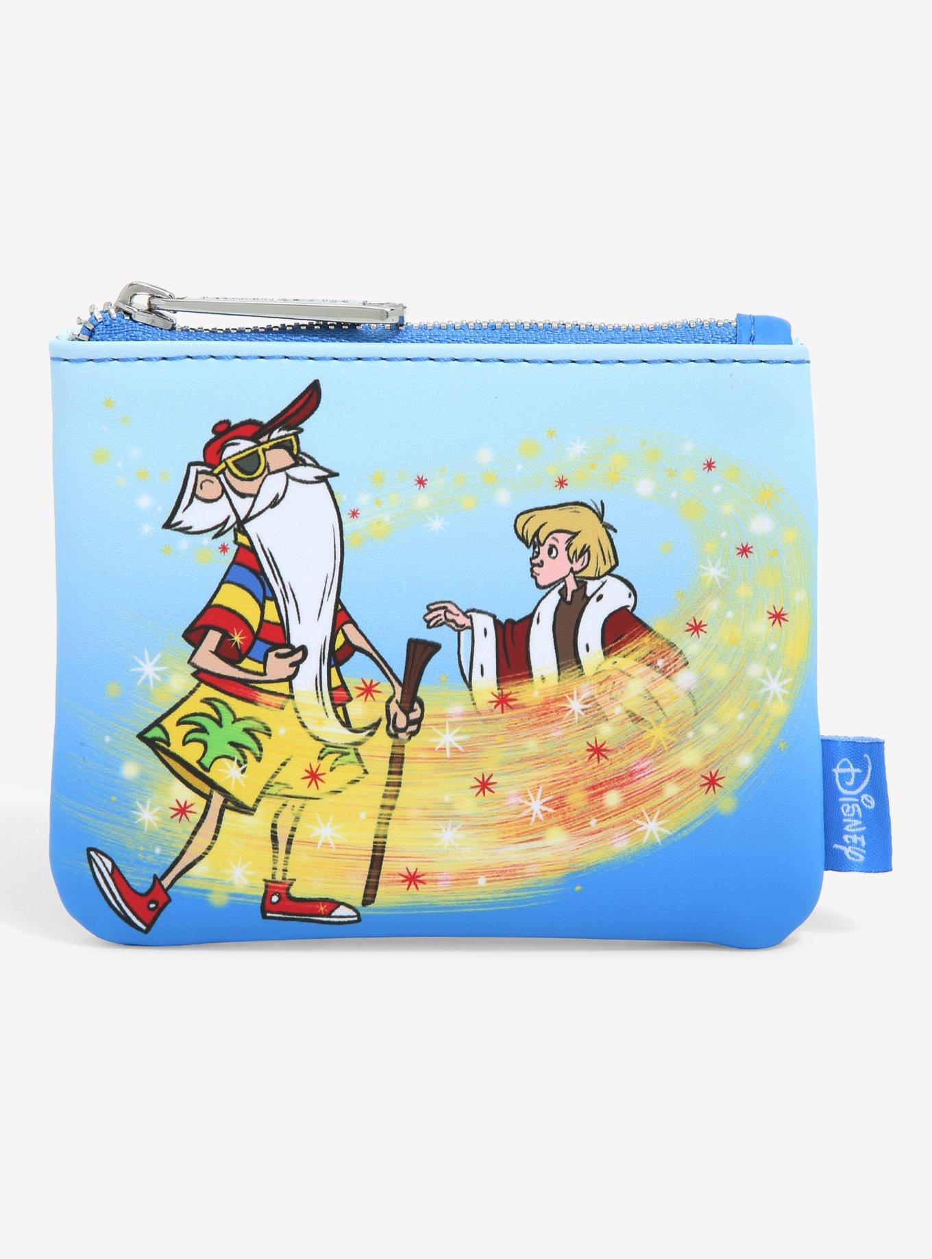 Loungefly Disney The Sword in the Stone Arthur & Merlin Vacation Coin Purse  - BoxLunch Exclusive