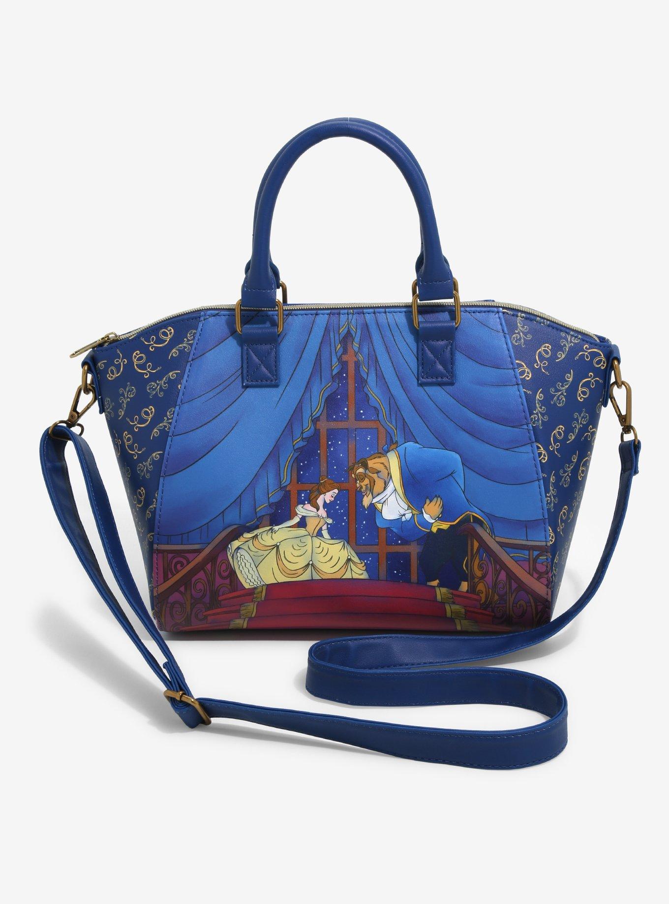 Loungefly Disney Beauty And The Beast Staircase Satchel Bag