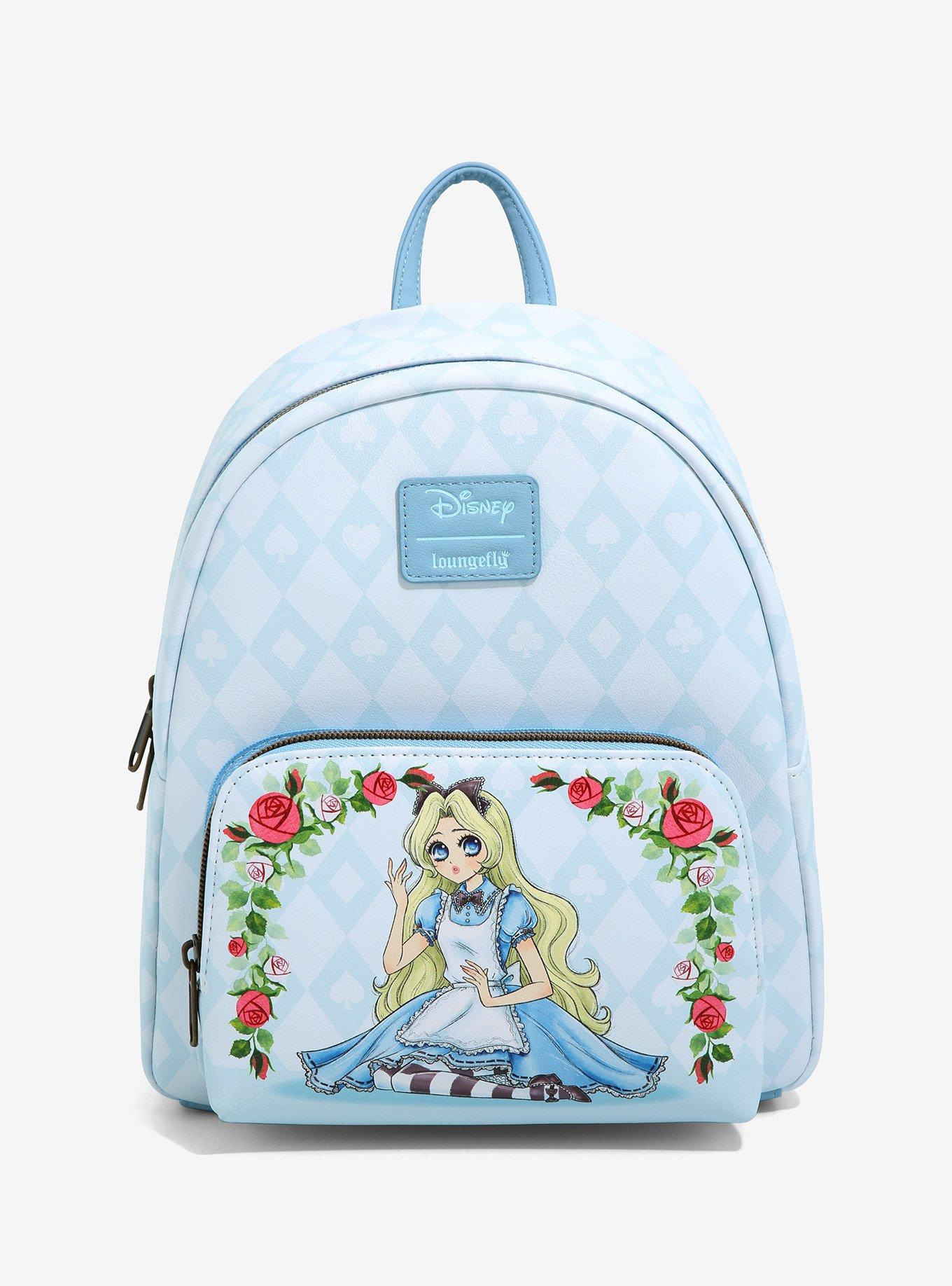 Loungefly Disney Alice In Wonderland Roses Mini Backpack