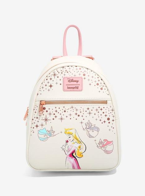 Loungefly Backpack+Wallet Sleeping Beauty Fairies Make It Pink, Make It  Blue NWT